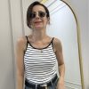 pamuklu Çizgili atlet